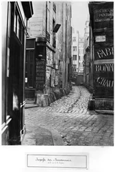 Impasse des Bourdonnais, desde rue de la Limace, París, 1858-78